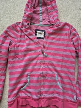 Boden Striped Hoodie Sz 14